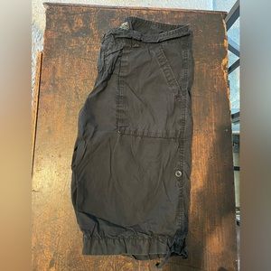 polo ralph lauren black cotton jorts